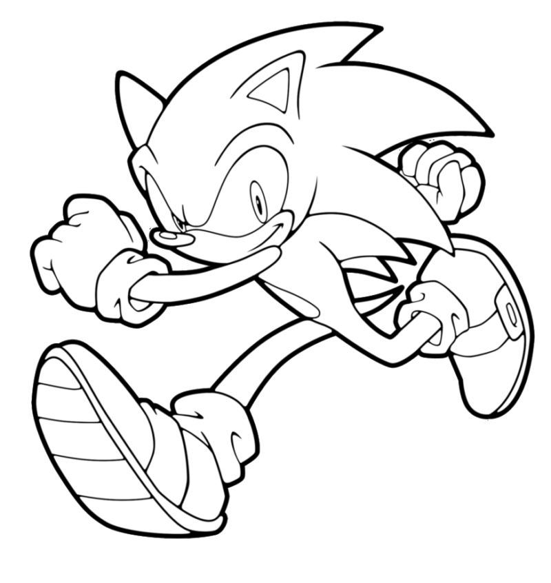 Imprimir desenho Sonic