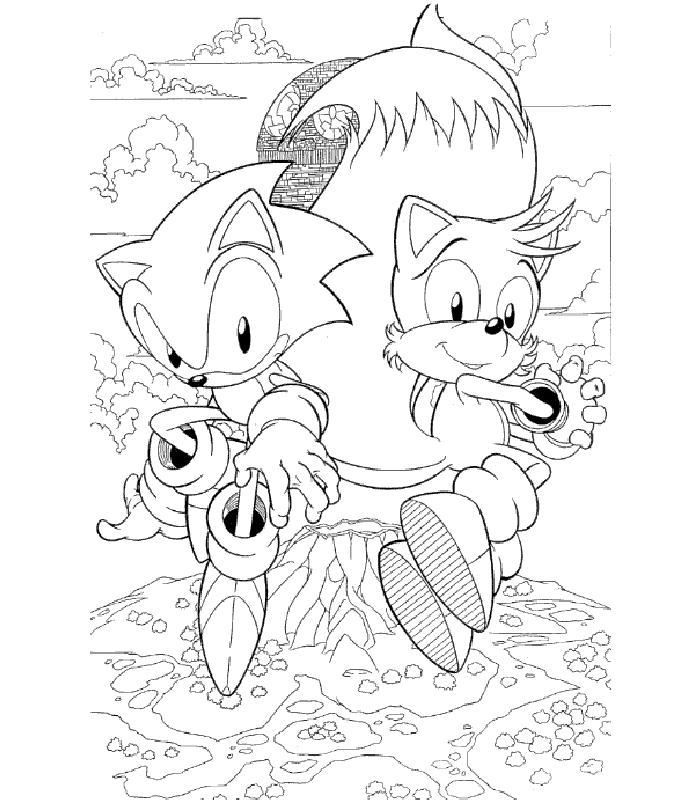 Desenhos do Sonic para imprimir colorir e pintar - Desenhos para Pintar e  Colorir