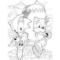Desenhos para colorir de Sonic
