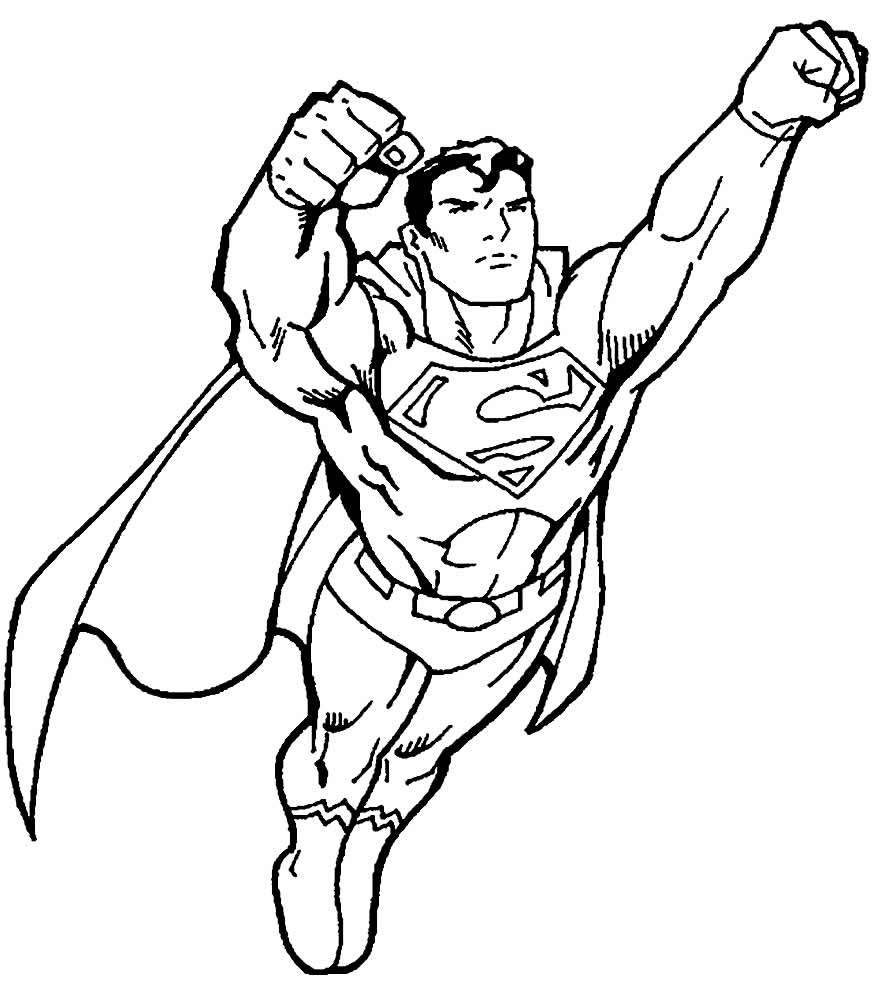 Imprimir desenho Super-Homem