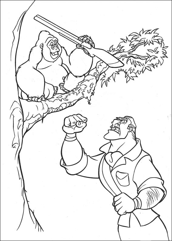 Imprimir desenho Tarzan