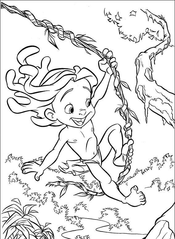 Imprimir desenho Tarzan
