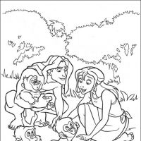 Desenhos para colorir de Tarzan