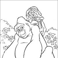 Desenhos para colorir de Tarzan