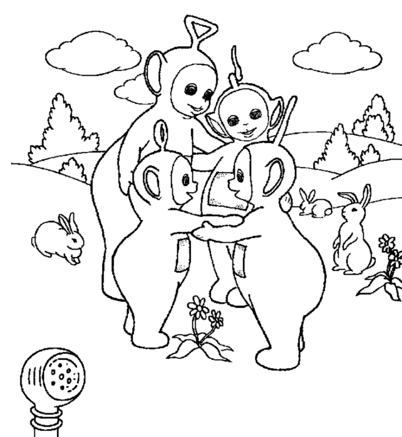 Imprimir desenho Teletubbies