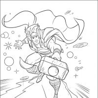 Desenhos para colorir de Thor