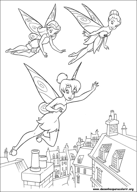 Imprimir desenho Tinker bell