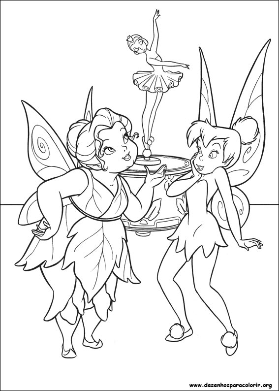 Imprimir desenho Tinker bell