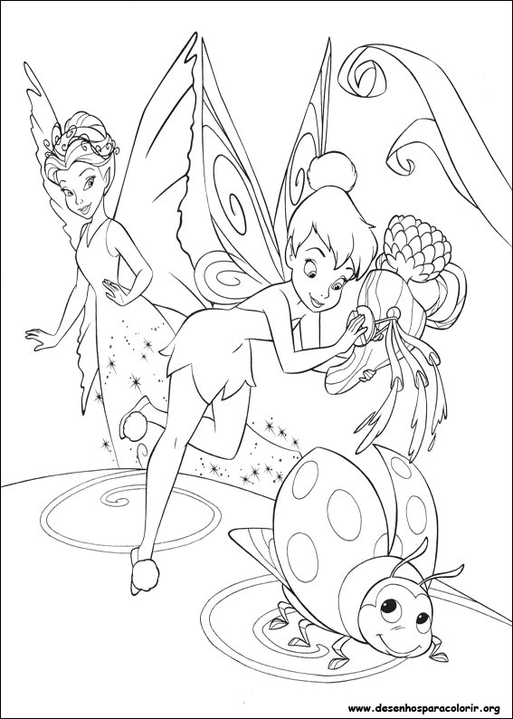 Imprimir desenho Tinker bell