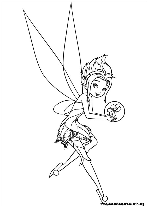 Imprimir desenho Tinker bell