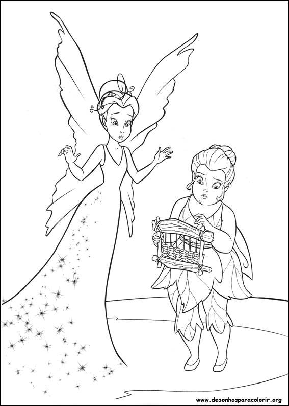 Imprimir desenho Tinker bell