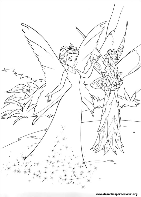 Imprimir desenho Tinker bell