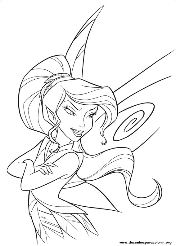 Imprimir desenho Tinker bell