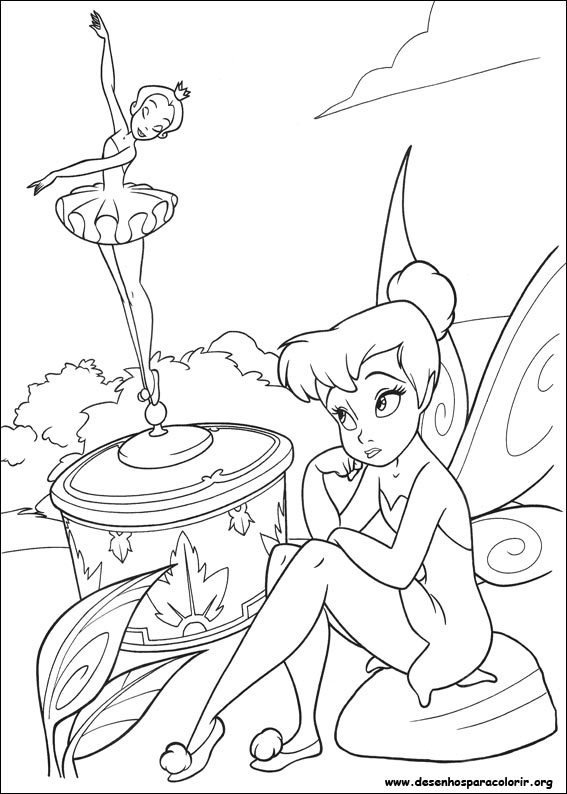 Imprimir desenho Tinker bell