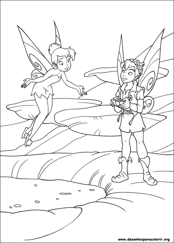 Imprimir desenho Tinker bell