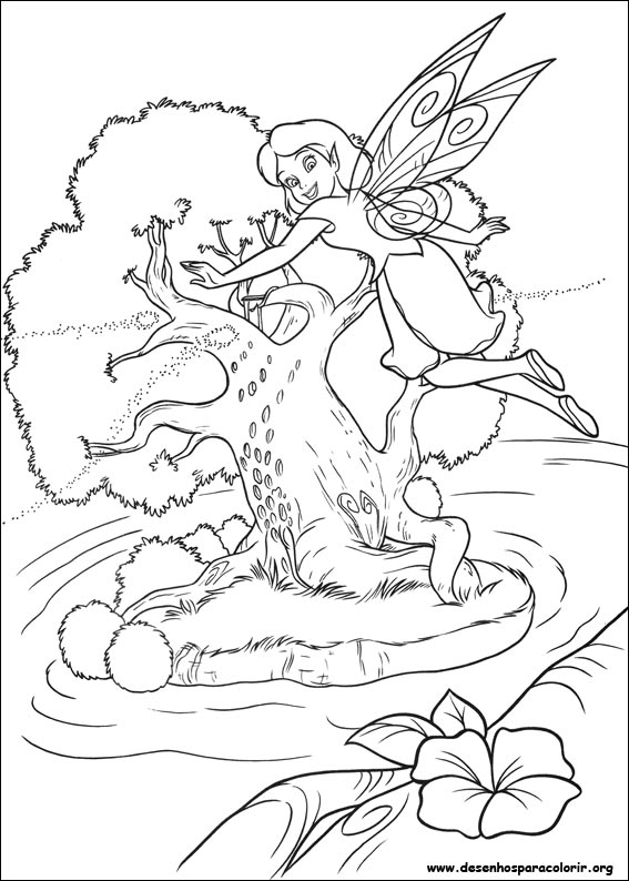 Imprimir desenho Tinker bell