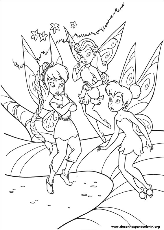 Imprimir desenho Tinker bell