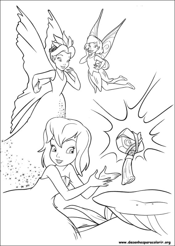 Imprimir desenho Tinker bell