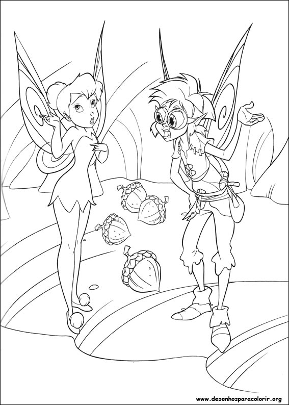 Imprimir desenho Tinker bell