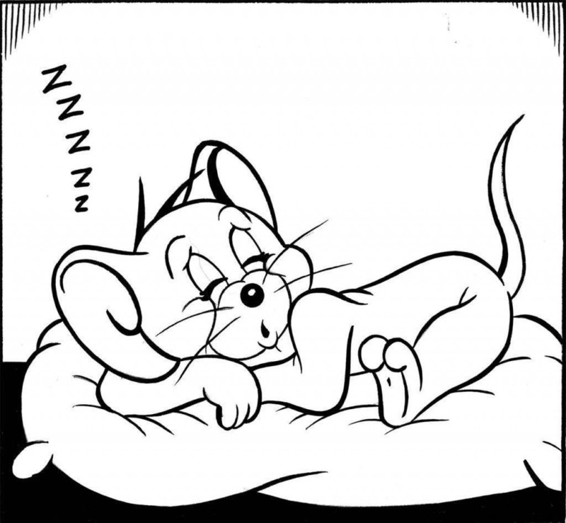 Imprimir desenho Tom e Jerry