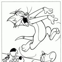 Desenhos para colorir de Tom e Jerry
