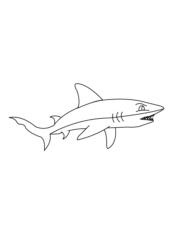 Imprimir desenho Tubarões