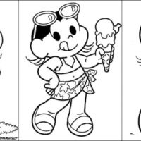 pintar magali  Monica para colorir, Desenhos para colorir, Pintar e colorir