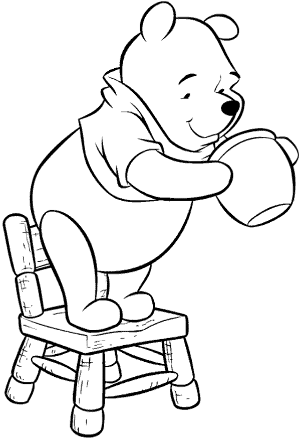 Imprimir desenho Ursinho Pooh