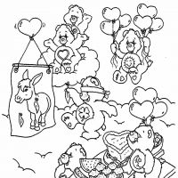 Desenhos para colorir de Ursinhos Carinhosos