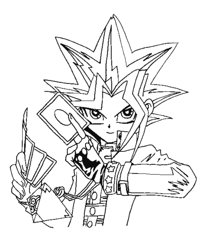 Imprimir desenho Yu-Gi-Oh