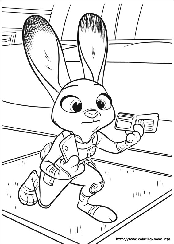 Imprimir desenho Zootopia