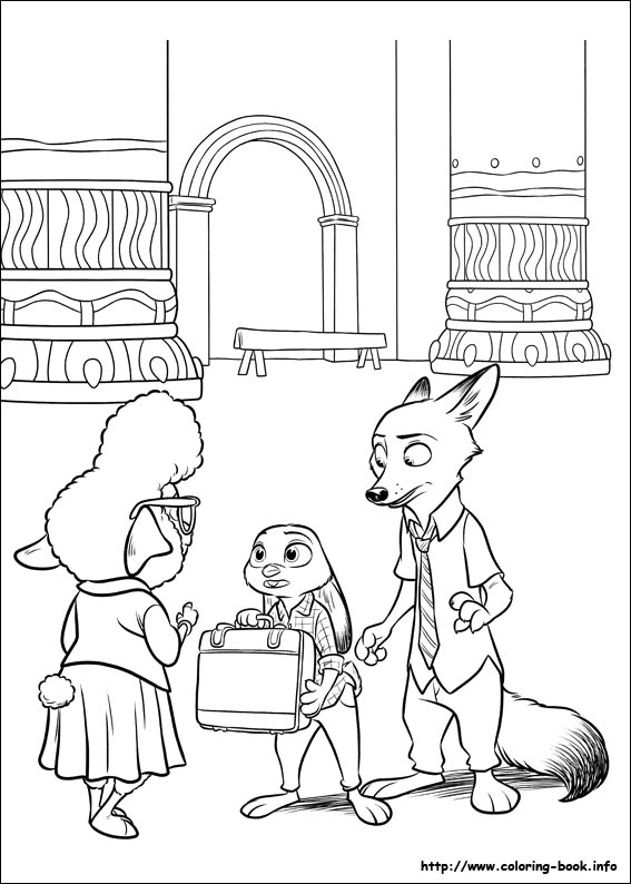 Imprimir desenho Zootopia