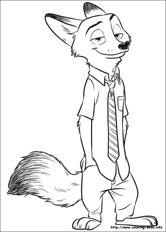 Imprimir desenho Zootopia