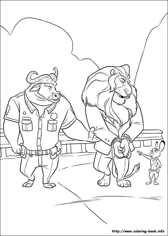 Imprimir desenho Zootopia