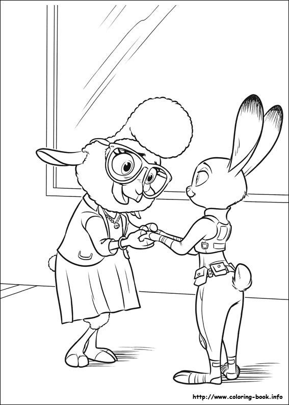 Imprimir desenho Zootopia