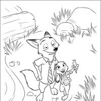 Desenhos para colorir de Zootopia