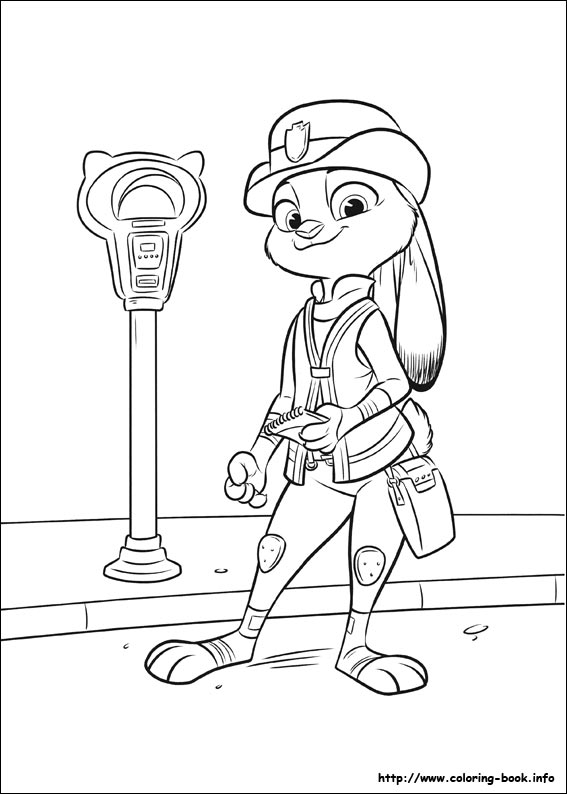 Imprimir desenho Zootopia