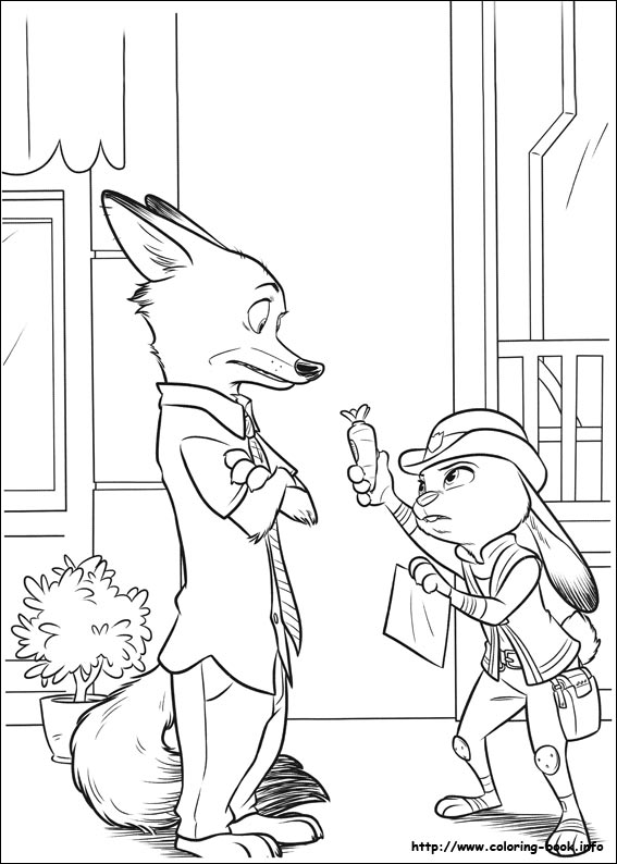 Imprimir desenho Zootopia