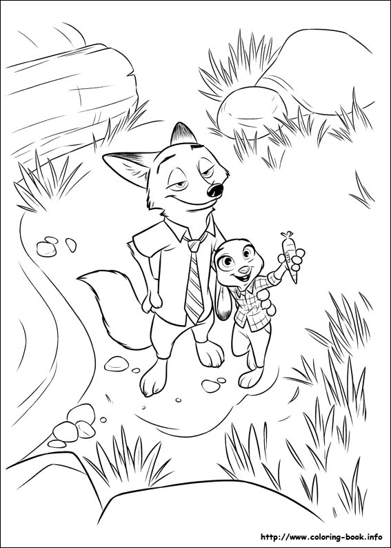 Imprimir desenho Zootopia