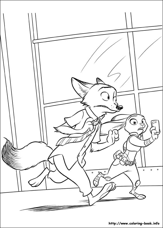 Imprimir desenho Zootopia